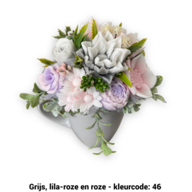 Zeepbloemen in theemok