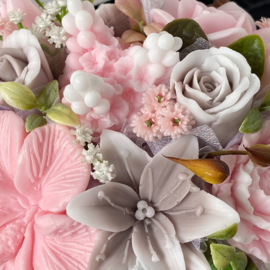 Bruin-wit en roze - kleurcode: 22