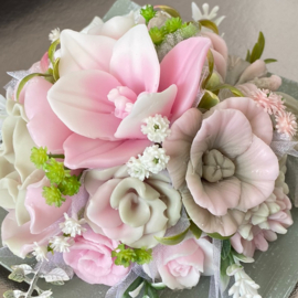 Roze en sage-roze - kleurcode: 91