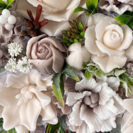 Beige en bruin-wit - kleurcode: 0611