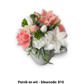 Zeepbloemen in theemok
