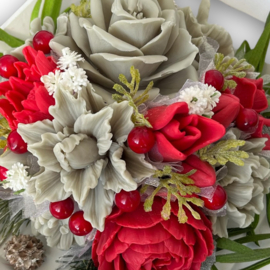 Rood en sage - kleurcode: 881