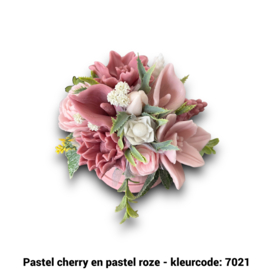 Zeepbloemen in ronde doos