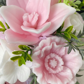 Roze en wit - kleurcode: 93