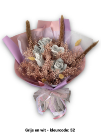 Zeepboeket met 5 st. gemengde zeepbloemen