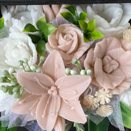 Beige en wit - kleurcode: 070