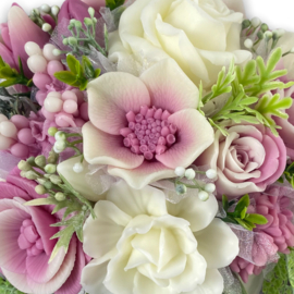 Pastel magenta-pastel geel (licht) en vanille - kleurcode: 791
