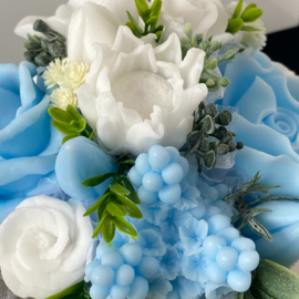 Blauw en wit - kleurcode: 13