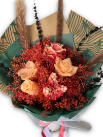 Zeepboeket met 5 st. gemengde zeepbloemen