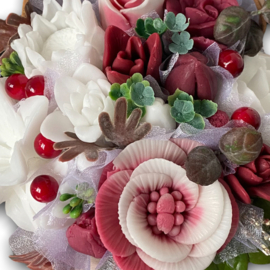 Rood-wit en wit - kleurcode: 852