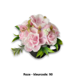 Zeepbloemen in koffiemok