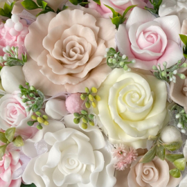 Beige, roze, vanille en wit - kleurcode: 6