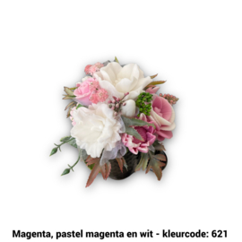 Zeepbloemen in koffiemok
