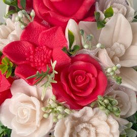 Beige en rood - kleurcode: 7