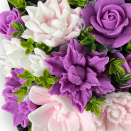 Roze, violet en wit - kleurcode: 893