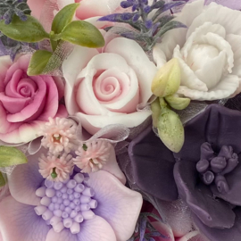 Lila, magenta, paars, roze en wit - kleurcode: 54