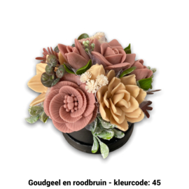 Zeepbloemen in ronde doos
