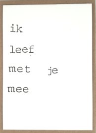 Ik leef met je mee