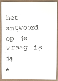 Het antwoord op je vraag is ja