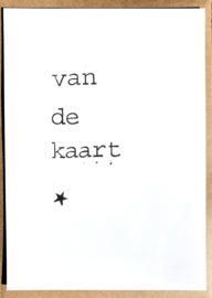 Van de kaart