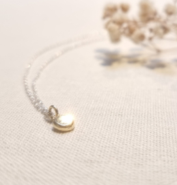 I love you a dot ketting - minimalistische ketting met betekenis