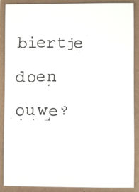 Biertje doen ouwe?