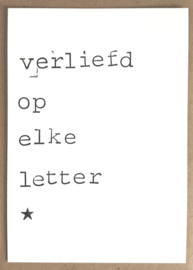 Verliefd op elke letter