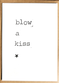 Blow a kiss