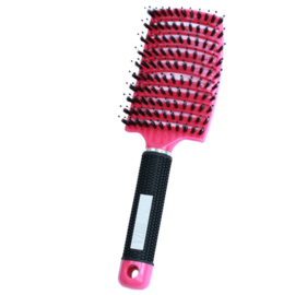 Antiklit haarborstel - Hot Pink