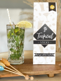Tropical Sticks - All Overprint - Raspberry Lemon Orange