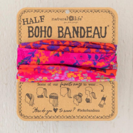 Boho Bandeau - Pink - Half