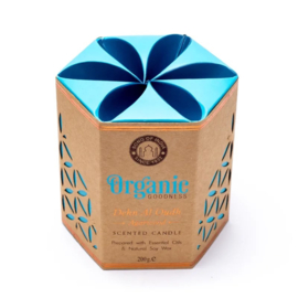 Organic Goodness Soja geurkaars - Agarhout - Geschenkverpakking