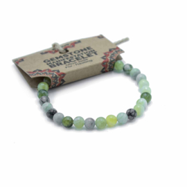 Edelsteen - Manifestatie armband - Genezing - Olijf Jade