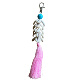 Sleutelhanger Tassle - Roze - 20 cm