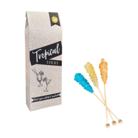 Tropical Sticks - Beige- Raspberry Lemon Orange