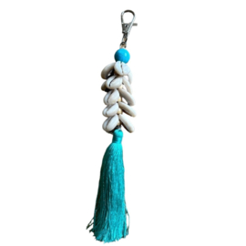 Sleutelhanger Tassle - Turquoise - 20 cm