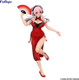 DEAL! Super Sonico Trio-Try-iT PVC Statue - China Dress Ver. - 21 cm