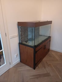 Aquarium op maat met meubel