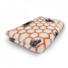 Vetbed Bijen Creme / Oranje