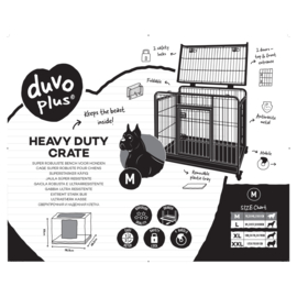 Duvo+ heavy duty bench M 79x53x61cm
