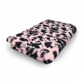 Vetbed koeprint Roze
