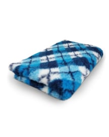 Vetbed Diamond Ruit - Blauw & Wit