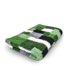 Vetbed Patchwork Groen