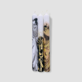 Kaarsen Pink Stories Dip-Dye Marble Jupiter set van 3