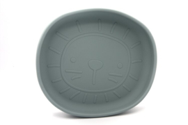 Siliconen Bord met Zuignap Alfie the Lion Blauw