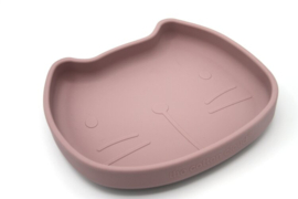 Siliconen Bord met Zuignap Pippa the Cat Roze