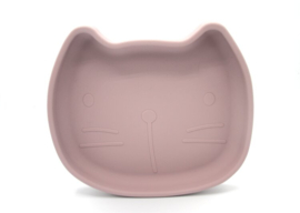 Siliconen Bord met Zuignap Pippa the Cat Roze