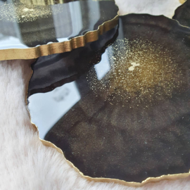 Gepersonaliseerde Handgemaakte Epoxy Onderzetters Moie Design (vanaf 6 stuks)