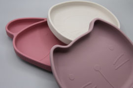 Siliconen Bord met Zuignap Pippa the Cat Roze