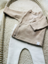 Overslagshirtje   |   Badstof Beige